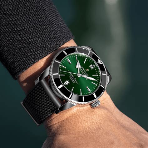 breitling superocean 46 green